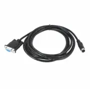 RS232 DB9 to Min Din 8P PLC Programming Cable 10Ft 3 Meters Black
