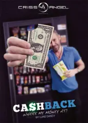 CASHBACK DVD BY LUKE DANCY - CRISS ANGEL MAGIC BILL MONEY CARD TRICKS ILLUSIONS