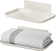 Folding Bathroom Wall Shelf | Bedside Shelf Floating Shelves,Convenient Storage Board Foldable Panels for Towels, Clothes, Coats, Pants