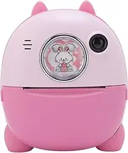 Kids Camera Instant Print, Dual Lens 48MP Instant Print Camera Portable Instant Print Digital Camera with 2.4inch HD Screen Silicon Protective Case Built in Filters for Girls Boys