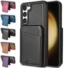 For Samsung Galaxy A55 A54 A16 A15 A14 Removable Card Holder Leather Wallet Case