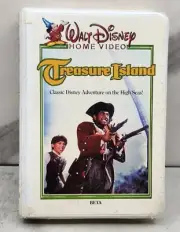 Treasure Island Betamax Walt Disney Home Video Clamshell Beta Tape