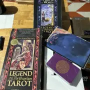 LEGEND THE ARTHURIAN TAROT Set Anna-Marie Ferguson Complete - Cards Book Mat