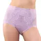 【思薇爾】挺美力系列M-XXL蕾絲高腰三角修飾褲(木槿紫)