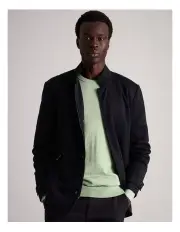 [Blaq] Baxter Bonded Jacket in Charcoal