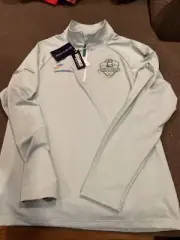 Kennett Square Golf Outing Devon & Jones Golf Quarter Zip Mens M New With Tags