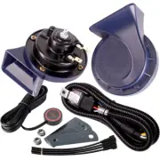 12V 300DB Loud Train Horn with Relay Harness Button for Motorcycle Car Truck SUV