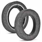 2Pcs Earmuffs Earpads For Corsair Hs50 Pro Hs60 Pro Hs70 Pro Gray Linen & Lea...