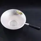 Pure S999 Fine Silver 999 Tea Infuser Carved Fish Mesh Tea Strainer 42-43g 4.5in