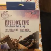 Interlock Tape Self Adhesive Hook And Loop Set NEW