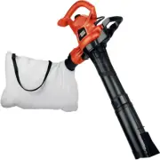 BLACK+DECKER 12 Amp 3in1 Electric Blower + Vacuum + Mulcher (BV3600)