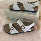 NEW Birkenstocks Light Tan Rio Leather Sandals size 7 (38) Birkis birki's