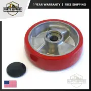 Pallet Jack Steer Wheel Assy for Boman SL BO 25057-A-HD Ultra-Poly on Aluminum