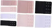 [ROMISBABA] Essential Bra Extenders 8pcs Extension Hooks Bra Extension Buckles for Women Weight Gain, As Shown