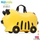 開發票 kidsmile兒童行李箱 玩具收納箱 可騎乘拖拉卡通兒童旅行箱 萬嚮輪行李箱 兒童行李箱 可坐騎拉桿箱
