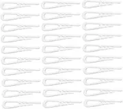 OKUMEYR Plastic Alligator Clips 200pcs Shirt Clamps for Garment Fixing Clothing Hangers