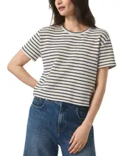 Splendid Whit Striped Tee XL