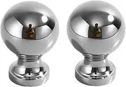 Gold Cabinet Knobs 2 Pack Bedside Table Round Shoe Cabinet Bright Gold Cabinet Door Handle Wardrobe Cabinet Drawer Silver Bright Cabinet Handle Bright Silver