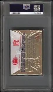 PSA 9 MINT 1985 TOPPS FOOTBALL CELLO PACK WALTER PAYTON BEARS BACK HOF POP 1