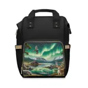 Enchanting Tasmanian Wilderness Baby Nappy Bag Multifunctional Diaper Backpack