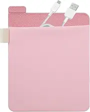 1Pc External Hard Drive Holder - External Hard Drive Adhesive Carrying Case,Reusable Sleeve Storage Organizer Computer Hard Drive Bags and Cases for Battery Pack, Computers and Accessories(Pink)