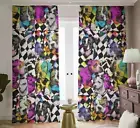 Pit Bull Checkerboard Blackout Curtains Shades Drapes Panels Dog Skate Punk Gift