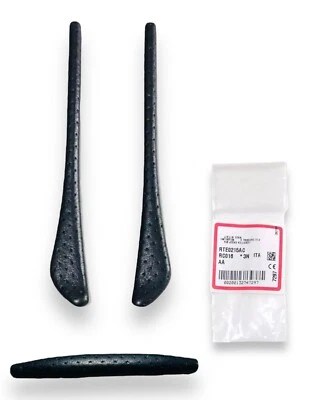 Ray Ban RB3422Q RB3415Q Black Replacement Leather Temple Tip & Sweatbar Genuine