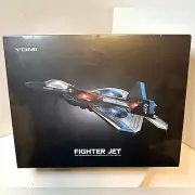 YOMI Fighter Jet Airplane Remote Controlled Drone Toy Plane With Lights NIB