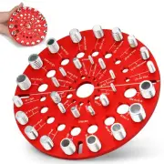 Nut and Bolt Thread Checker 30 Standard and Metric Bolt Size Finder Bolt and ...