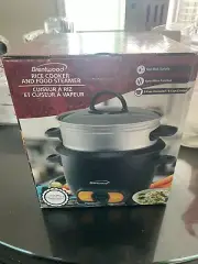 Brand New Unopened Box of Rice Cooker/Food Steamer. Keeps Cooked Rice Warm.