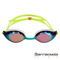 在飛比找momo購物網優惠-【美國巴洛酷達Barracuda】成人競技電鍍防霧泳鏡-LI