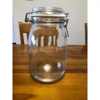 在飛比找蝦皮購物優惠-IKEA 玻璃罐 附蓋萬用罐(1.8 公升)透明玻璃