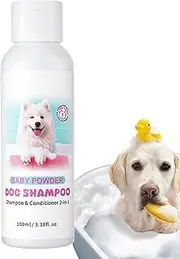 Dogs Shampoo and Conditioner, 2 in 1 Puppy Odor Remover Shampoo and Conditioner, Pet Grooming Supplies for Puppy, Easy to Use, Long-Lasting for Puppy, Kittens