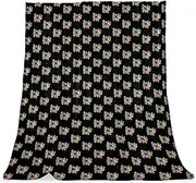 Throw Fleece Blankets Lightweight Couch Blanket,Koala Branches Black,Soft Blankets and Throws for Sofa