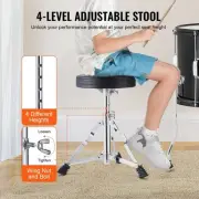 Kids 5 Piece Drum Set Complete Starter Kit with Adjustable Throne Pedals