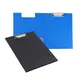 得力Deli A4直式丹麥夾-黑(38154B)藍(38154A) 板夾 紙板夾 菜單夾 PVC板夾 雙頁板夾 封面板