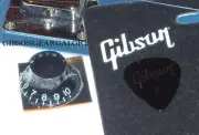Gibson Les Paul Knob Single Black Bell Guitar Parts R9 SG Custom ES Studio HP