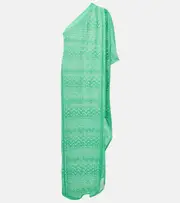 [Melissa Odabash] Melissa Odabash Savannah one-shoulder beach cover-up AU 12 green