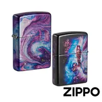 在飛比找momo購物網優惠-【Zippo】宇宙星河防風打火機(美國防風打火機)