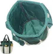 Gardening Tool Bag | Multipurpose Waterproof Storage Tote,Gardening Organizer Carrier Buckets with Multiple Pockets, Tool Storage Bag for Gardeners