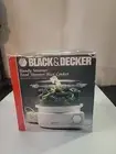 Black & Decker Handy Steamer HS80 Rice Vegetable Food Cooker w Timer White Clear