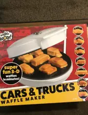 CucinaPro WOW Cars & Trucks Mini Waffle Maker - Create 7 Shaped Vehicles (1780)