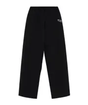 logo-print cotton pants S,XS,L,M Black/White