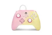 Powera Xbox Series S X Advanced 3m Wired Console Gaming Controller Pink Lemon