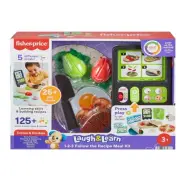 Fisher-Price Preschool Kitchen Playset Laugh & Learn 30-Piece Pretend Cooking