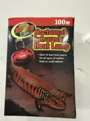 Zoo Med Nocturnal Infrared Heat Lamp for Reptile Enclosures