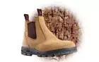 UBBA Redback Soft Toe Elastic Sided Boots Banana Suede B/Cat AUSTRALIAN MADE NEW