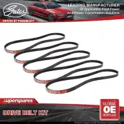 Gates A/C & Alternator Drive Belt Kit for Subaru Liberty B13 BP BP9 2.5L 121kW (for: Subaru)