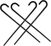 minkissy 4pcs Halloween Costumes Walking Canes Retro Style Prop Stick for Cosplay Decoration Walking Stick Staff Photo Prop Accessory