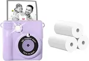 Kogan Kids Digital Instant Print Camera 1080p with 3 Rolls (Purple) - KAKIDCIPPLA